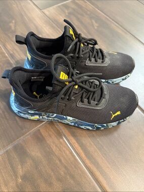 Puma Kids Black Sneakers